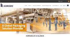Desktop Screenshot of korozo.com.tr